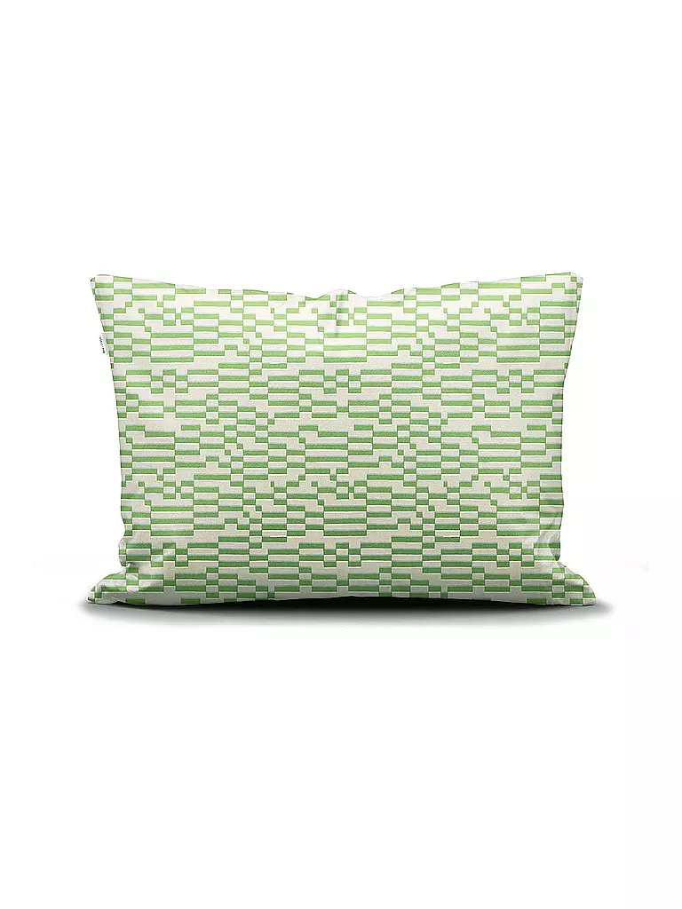 MARC O'POLO HOME | Biancheria da letto in raso HARPA 70x90cm/140x200cm Verde Felce | 