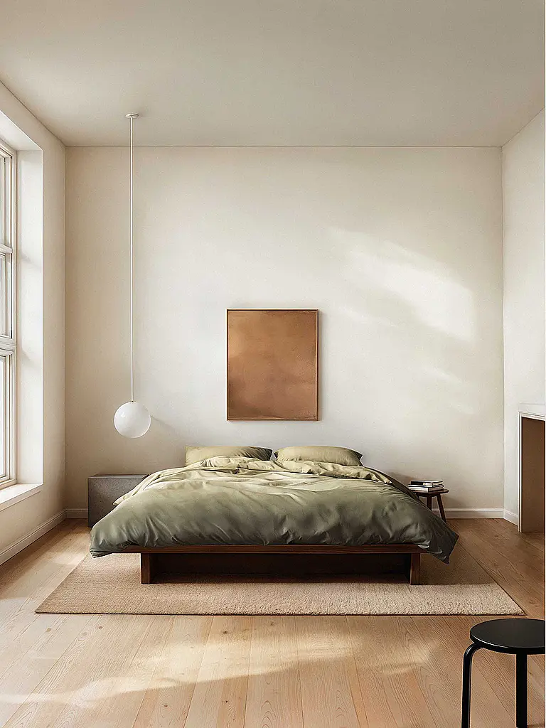 MARC O'POLO HOME | Biancheria da letto in raso JORN 70x90cm/140x200cm Deep Pea | Giallo