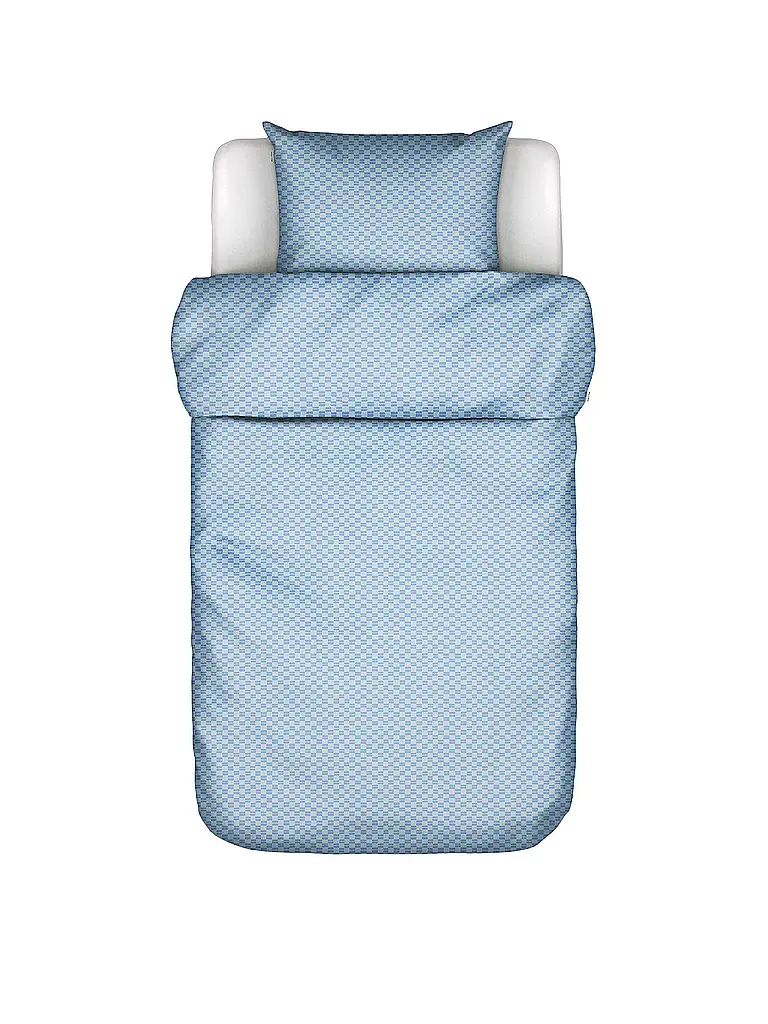 MARC O'POLO HOME | Biancheria da letto in raso SVEA 70x90cm/140x200cm Calm Blue | Blu