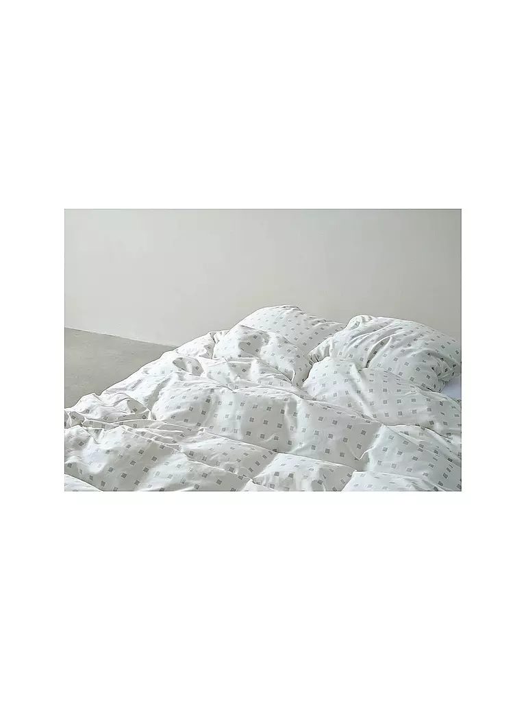 MARC O'POLO HOME | Satin-Bettwäsche HARPA 70x90cm/140x200cm Grey Mist | Grigio chiaro
