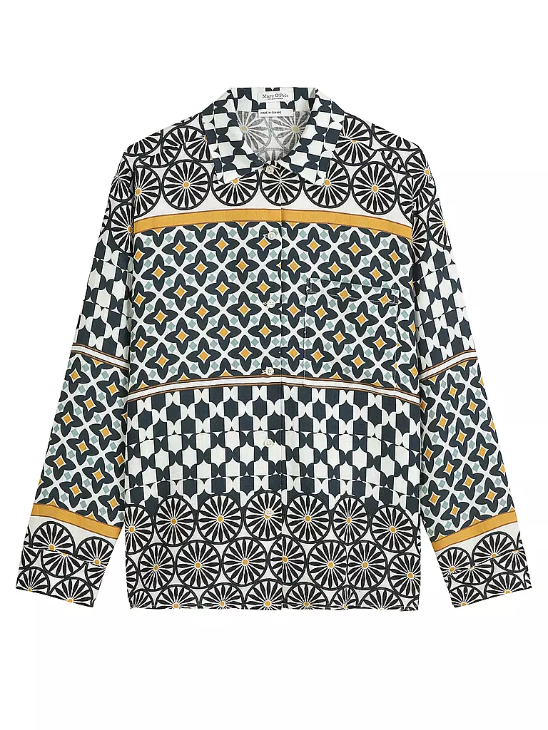 MARC O'POLO | Blusa di lino | Blu scuro