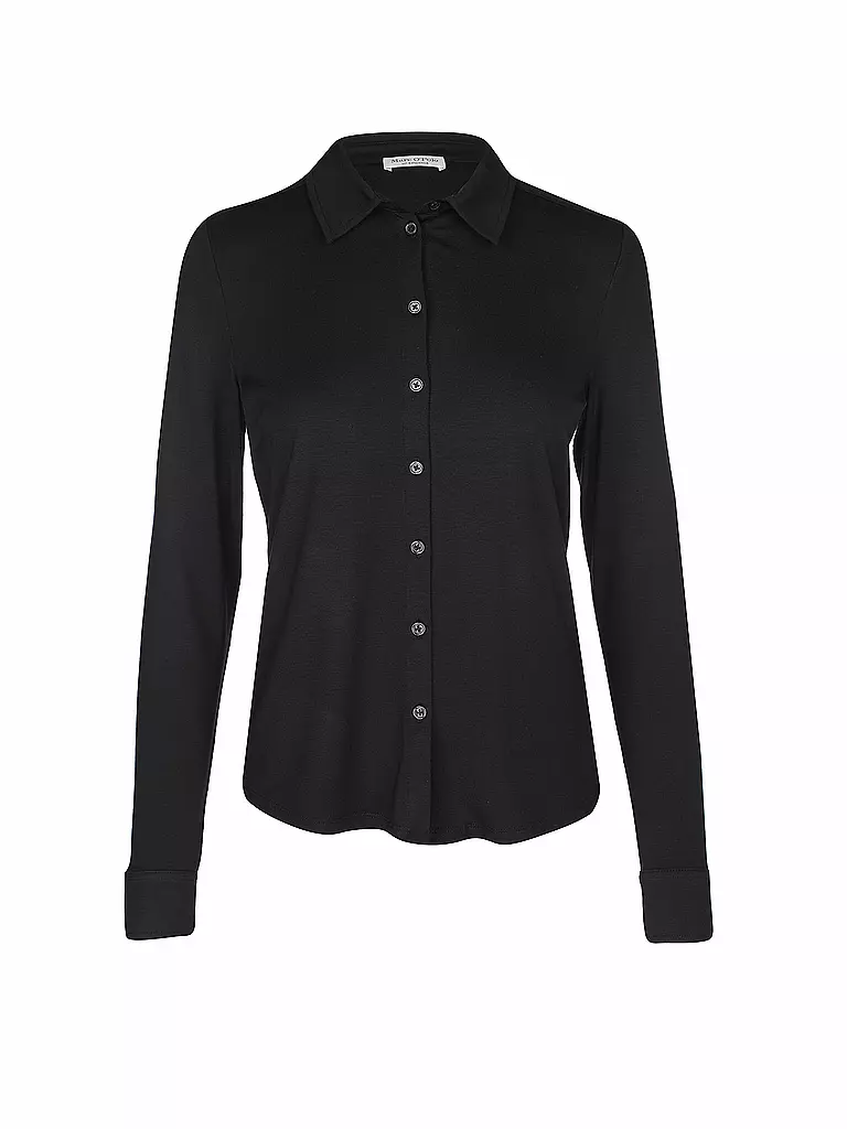 MARC O'POLO | Blusa in jersey | Nero