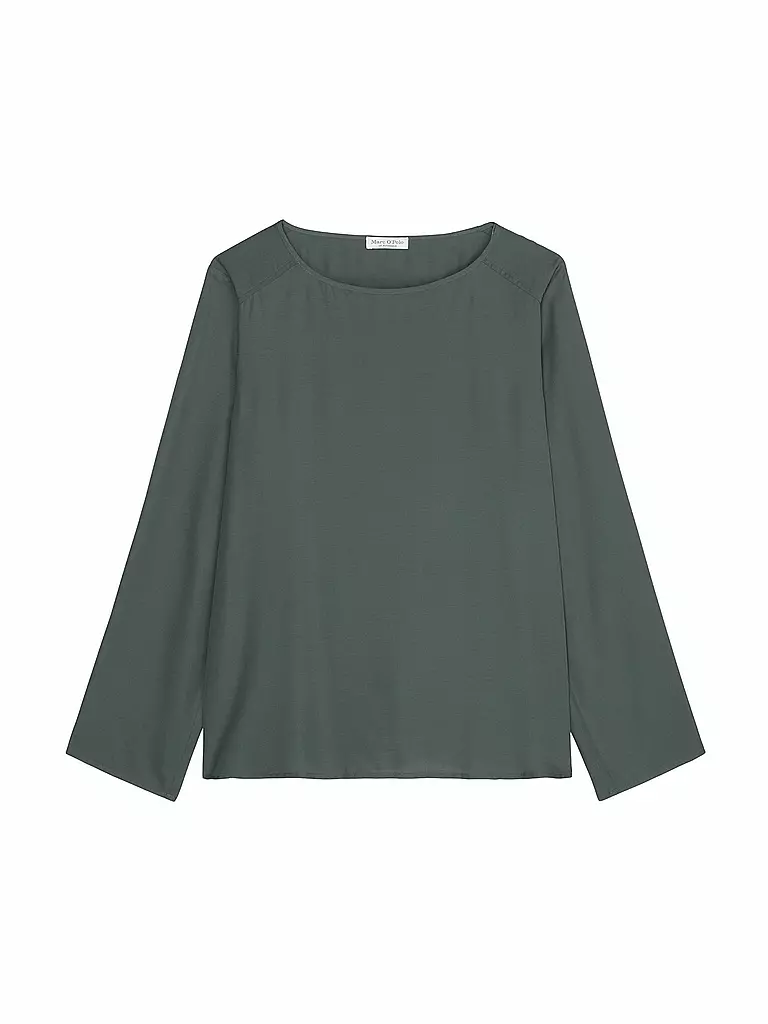MARC O'POLO | Blusenshirt  | Verde scuro