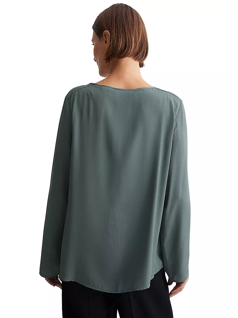 MARC O'POLO | Blusenshirt  | Verde scuro