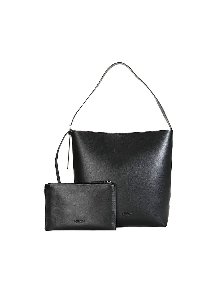 MARC O'POLO | Borsa - Hobo Bag Media | Nero