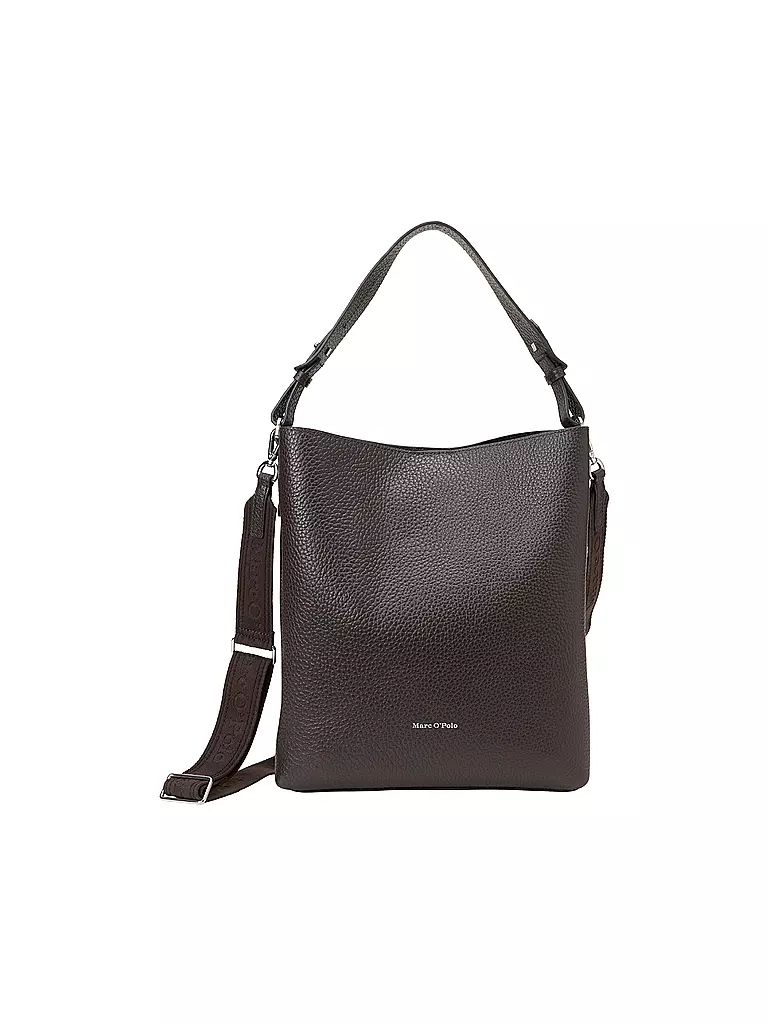 MARC O'POLO | Borsa in pelle - Hobo Bag Medium | Marrone