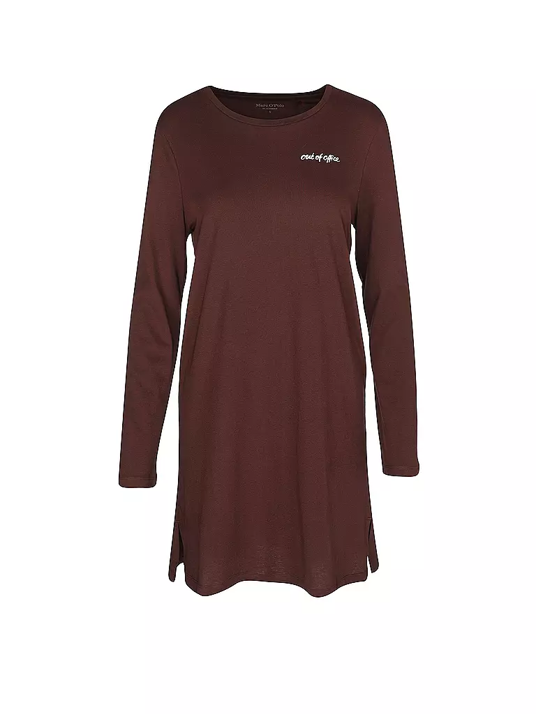 MARC O'POLO | Camicia da notte - Sleepshirt | Rosso scuro