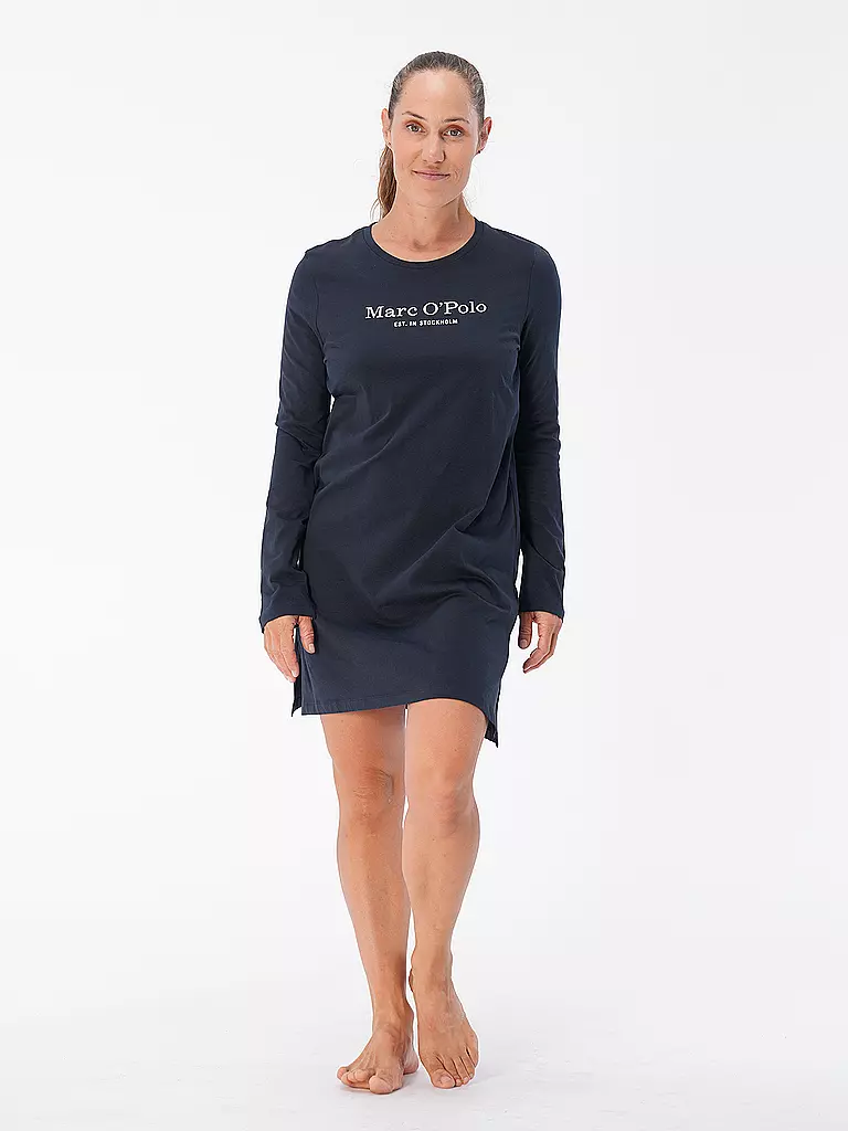 MARC O'POLO | Camicia da notte - Sleepshirt | Blu scuro