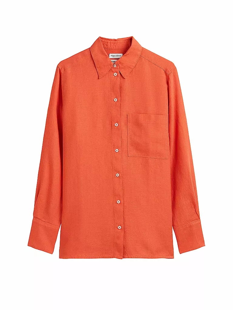 MARC O'POLO | Camicia di lino | Rosso