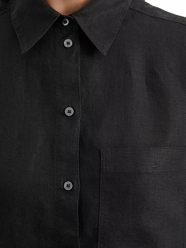 MARC O'POLO | Camicia di lino | Nero