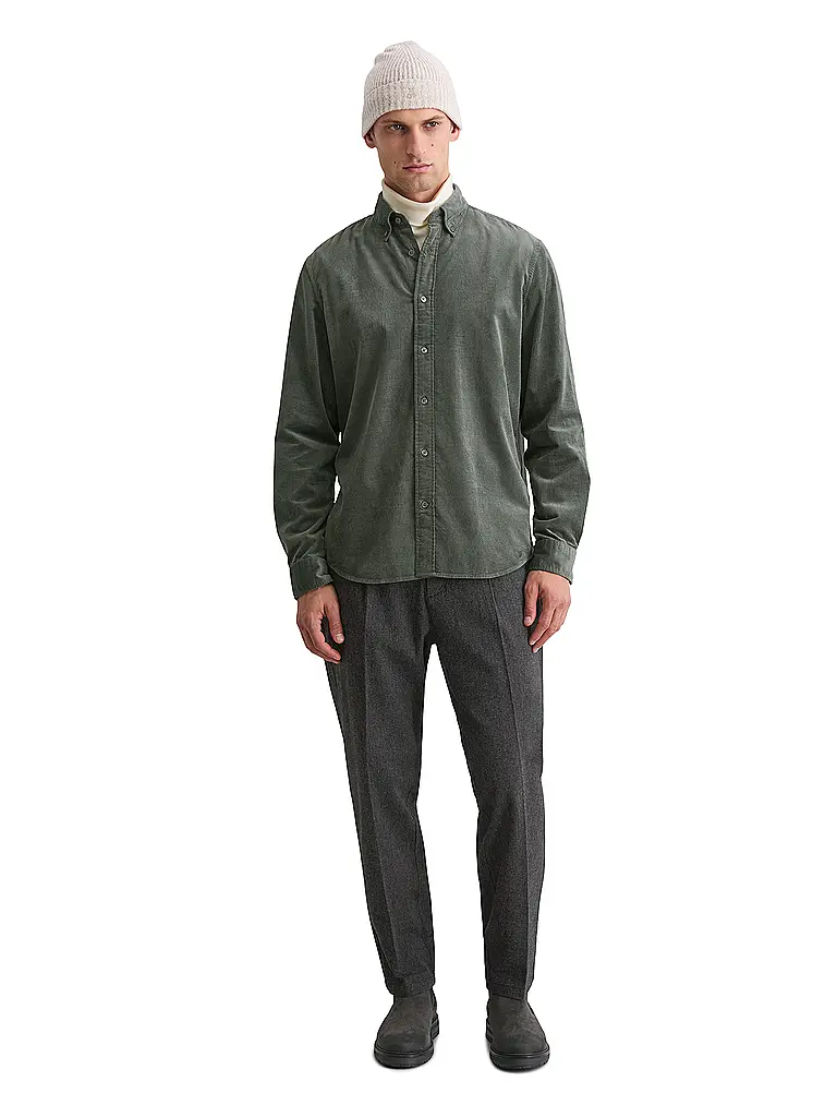 MARC O'POLO | Camicia | Verde scuro