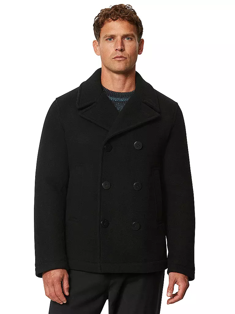 MARC O'POLO | Cappotto di lana | Nero
