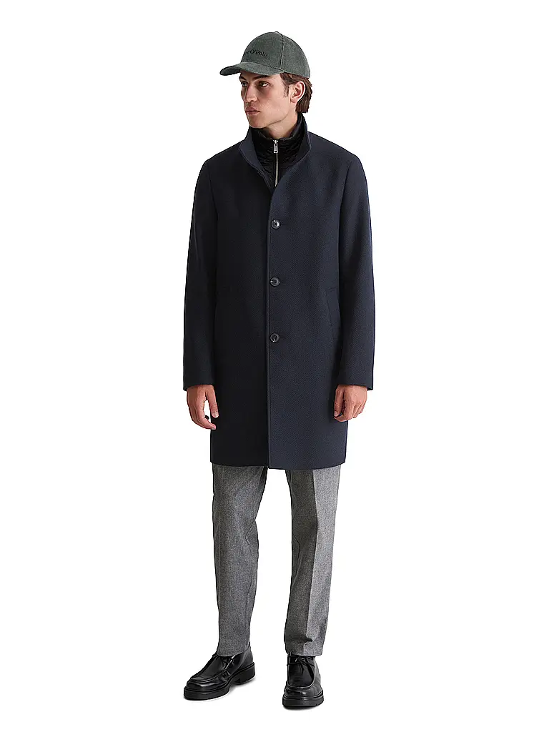 MARC O'POLO | Cappotto di lana | Blu