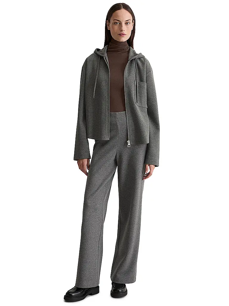 MARC O'POLO | Felpa con zip | Grigio