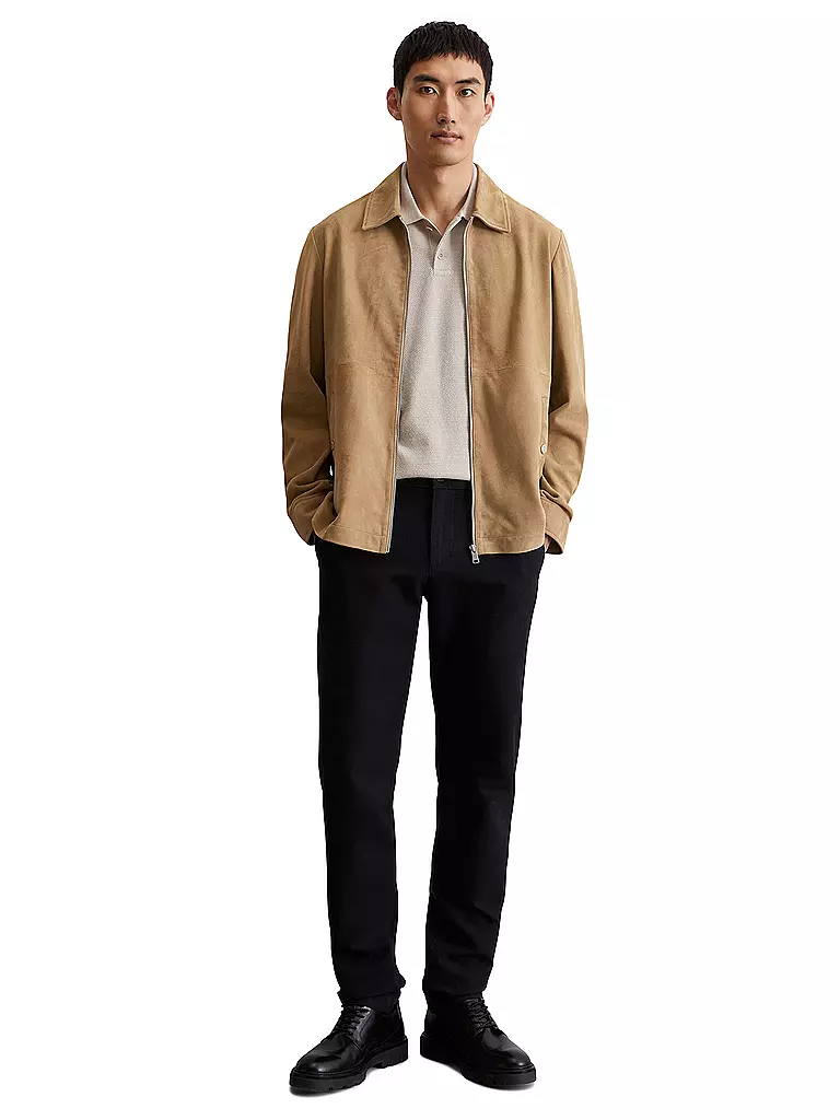 MARC O'POLO | Giacca di pelle | Beige