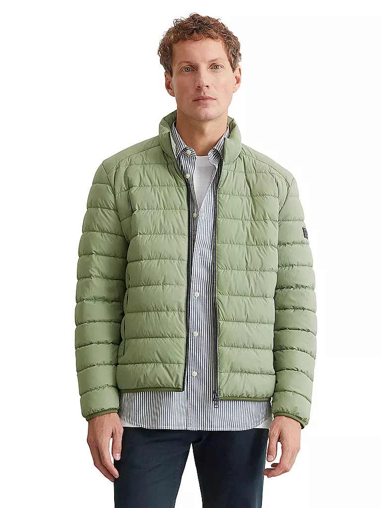 MARC O'POLO | Giacca trapuntata leggera | Verde chiaro