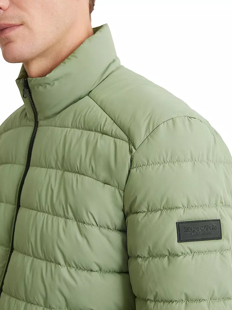 MARC O'POLO | Giacca trapuntata leggera | Verde chiaro