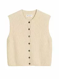 MARC O'POLO | Gilet in maglia | Crema