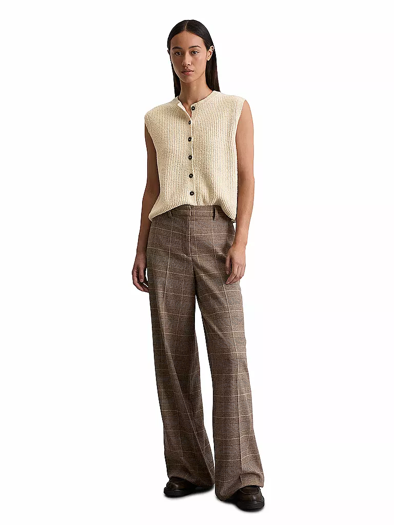 MARC O'POLO | Gilet in maglia | Crema