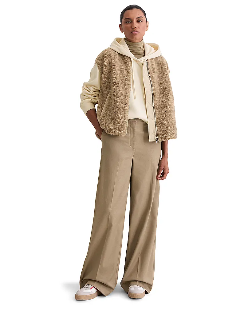 MARC O'POLO | Gilet in teddy | Marrone