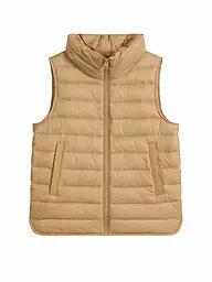 MARC O'POLO | Gilet trapuntato | Marrone chiaro