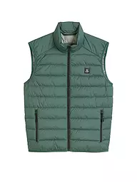 MARC O'POLO | Gilet trapuntato | Verde scuro