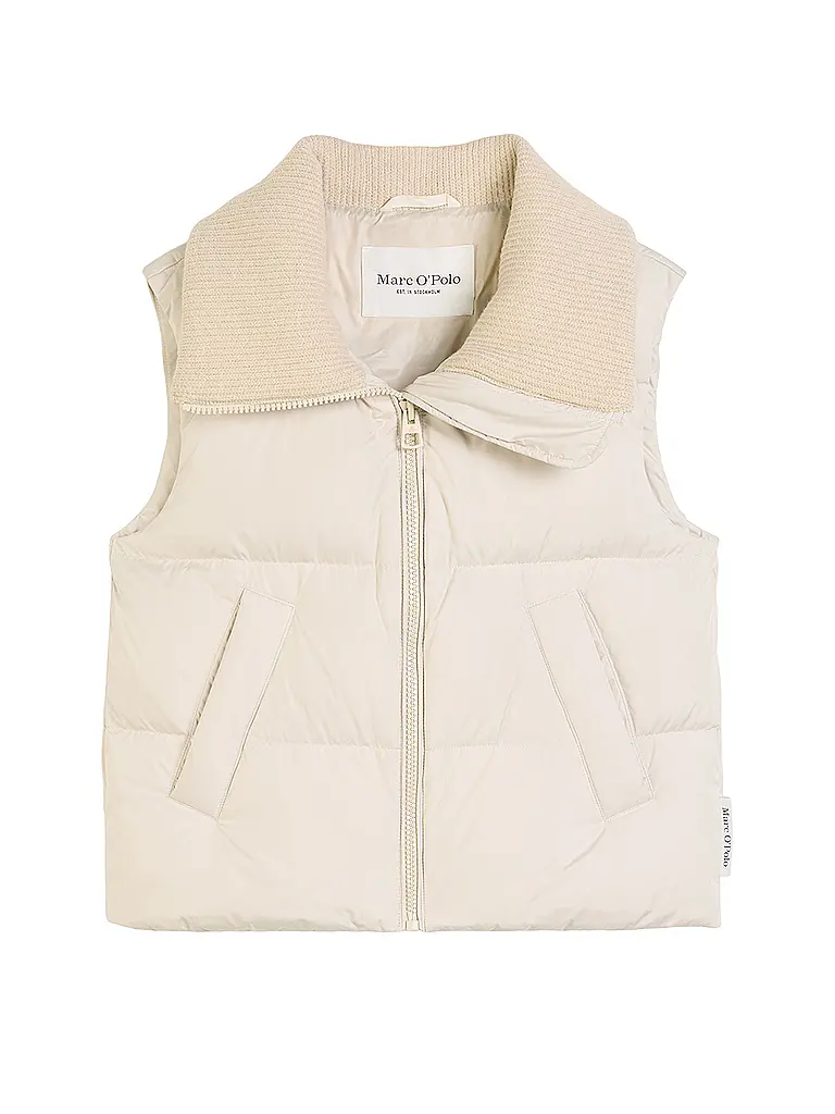 MARC O'POLO | Gilet trapuntato | Crema