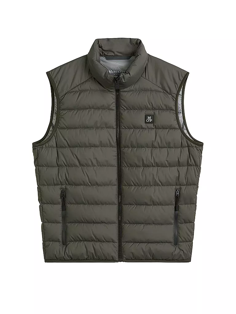 MARC O'POLO | Gilet trapuntato | Marrone