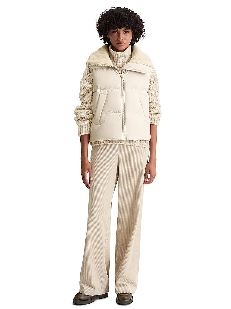 MARC O'POLO | Gilet trapuntato | Crema