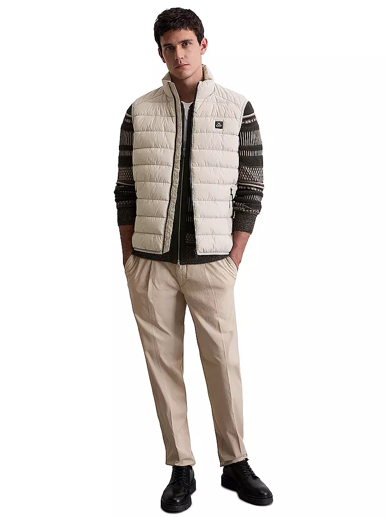 MARC O'POLO | Gilet trapuntato | Grigio