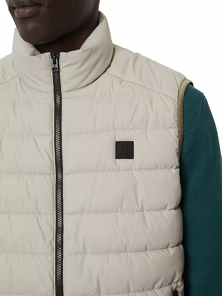 MARC O'POLO | Gilet trapuntato | Grigio