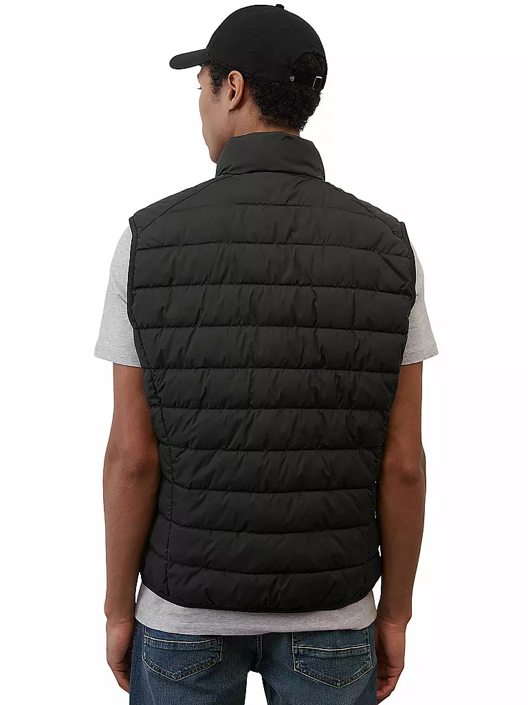 MARC O'POLO | Gilet trapuntato | Nero