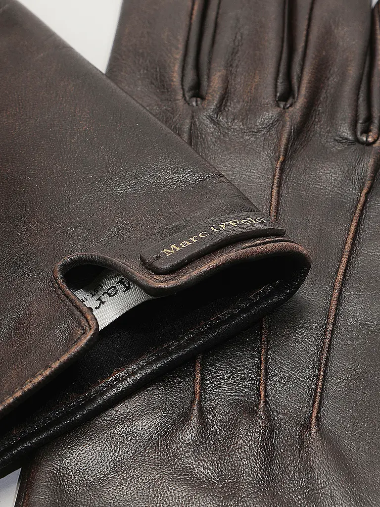 MARC O'POLO | Guanti in pelle | Marrone