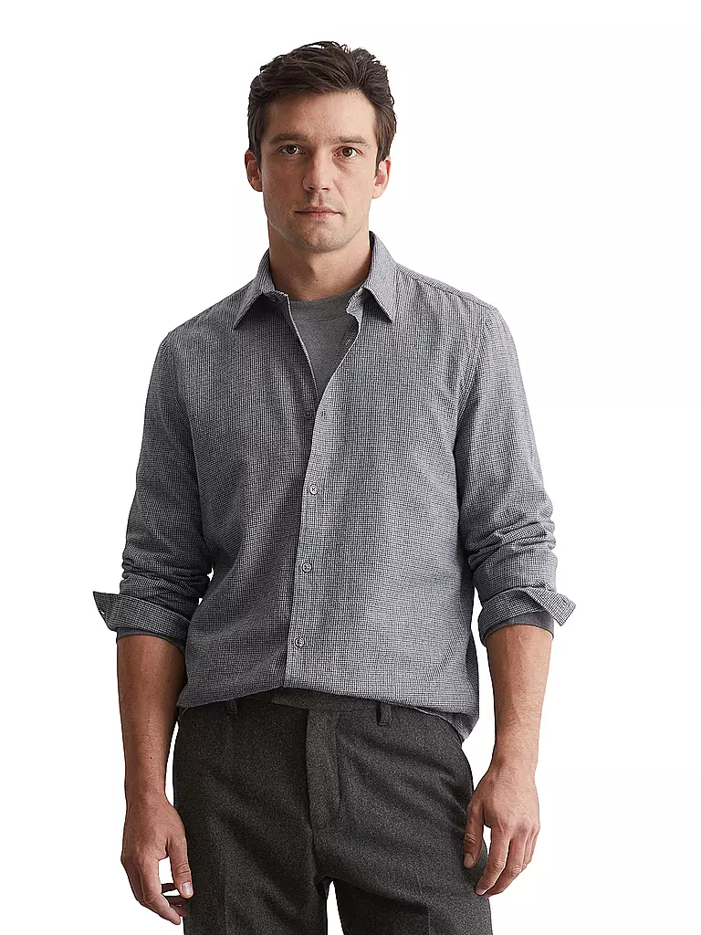 MARC O'POLO | Hemd Regular Fit  | Grigio