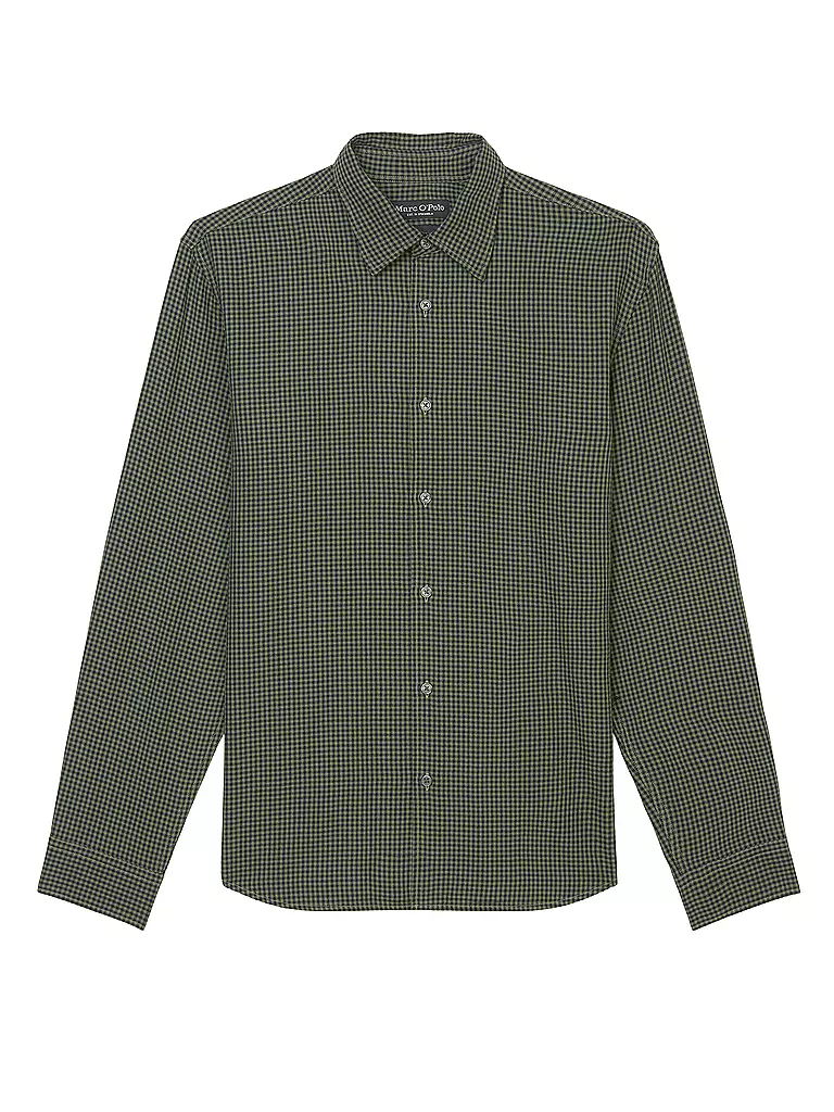 MARC O'POLO | Hemd Regular Fit | Marrone