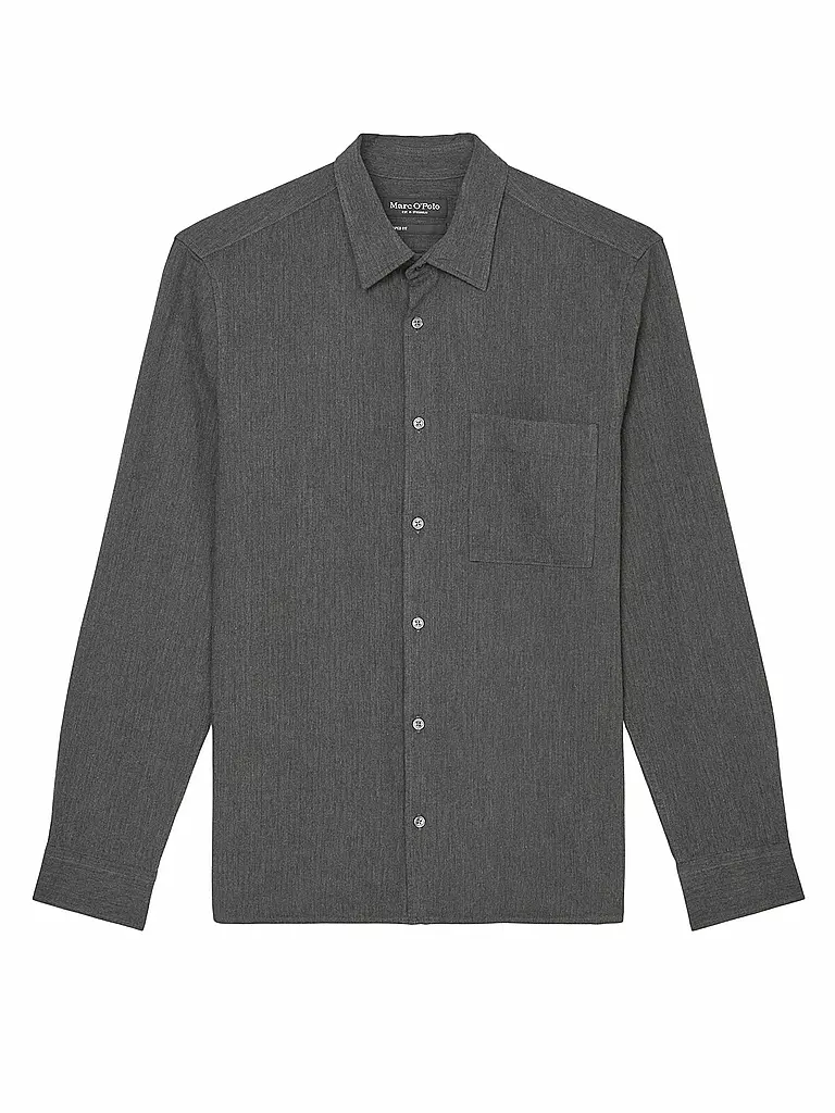 MARC O'POLO | Hemd Regular Fit | Grigio