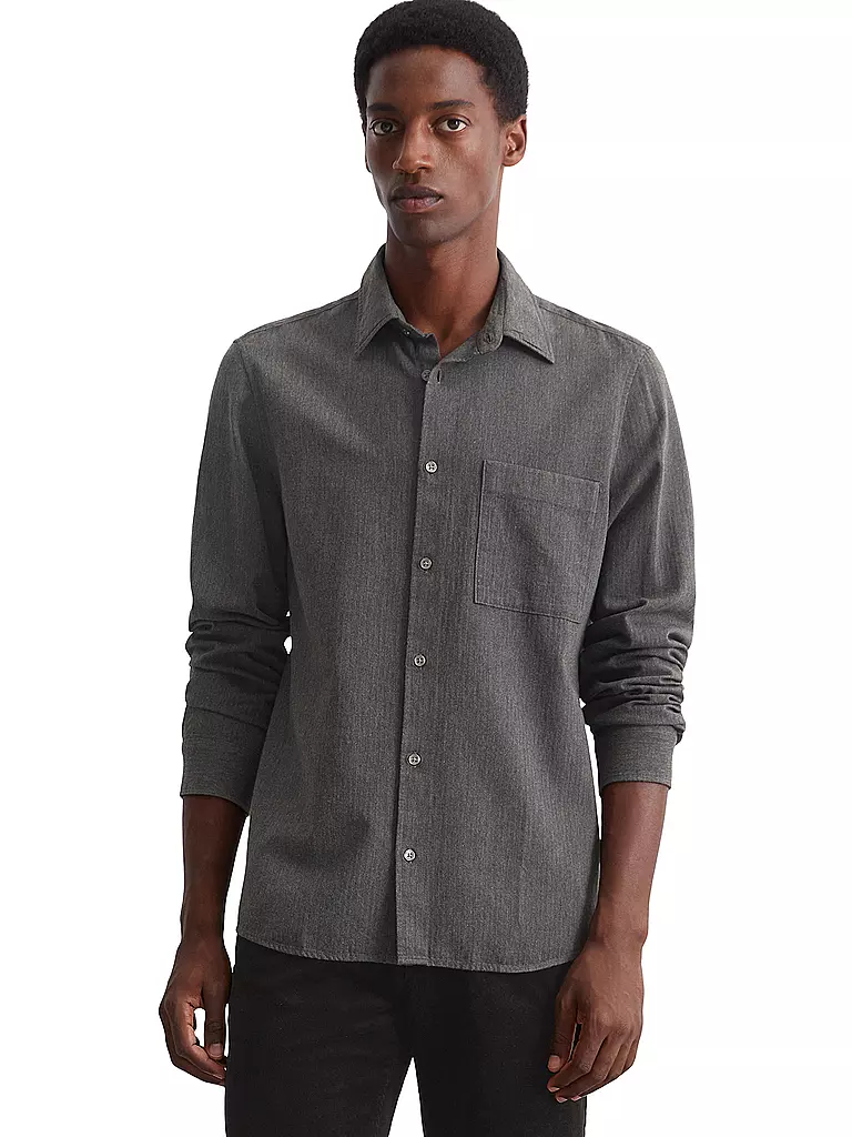 MARC O'POLO | Hemd Regular Fit | Grigio