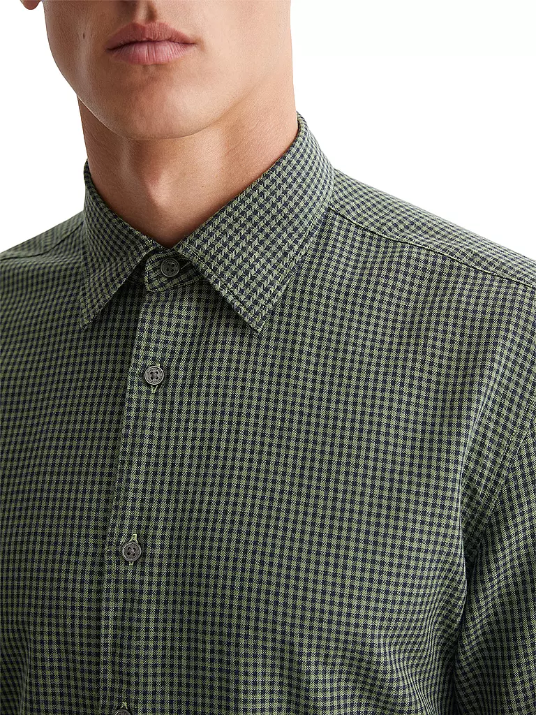 MARC O'POLO | Hemd Regular Fit | Marrone