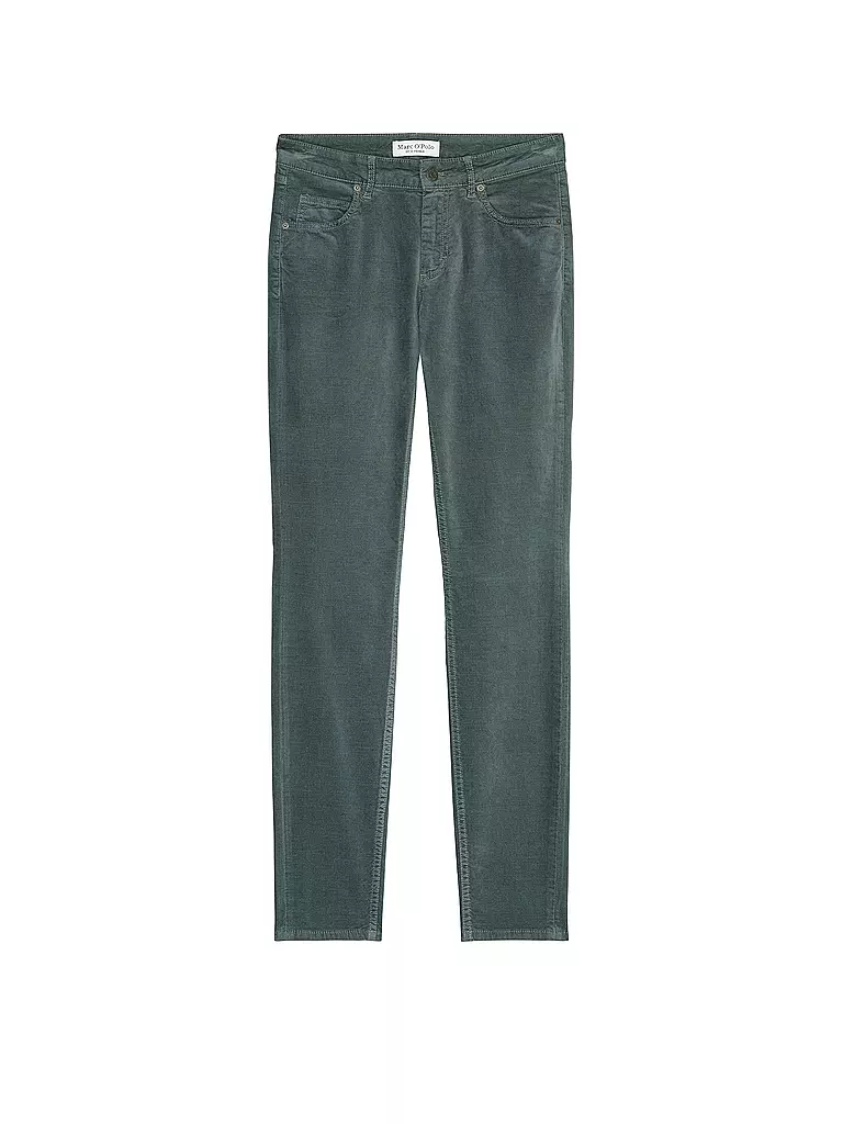 MARC O'POLO | Hose Slim Fit | Verde scuro