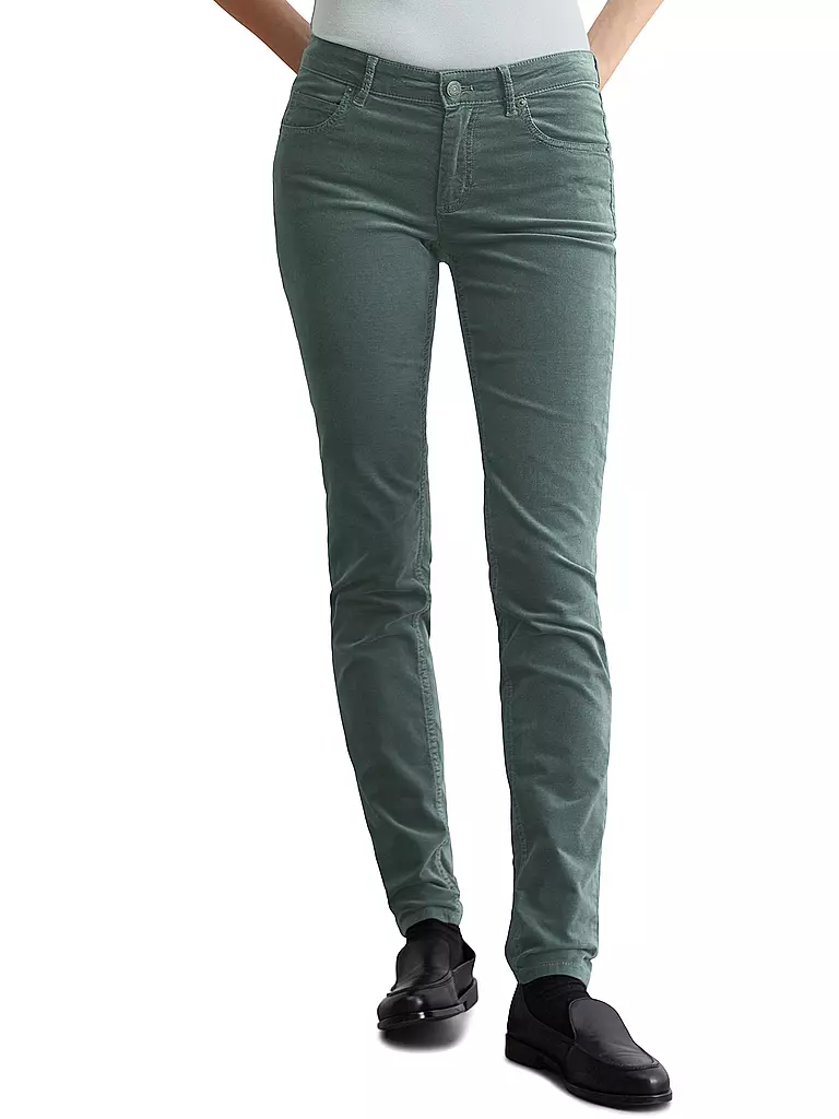 MARC O'POLO | Hose Slim Fit | Verde scuro