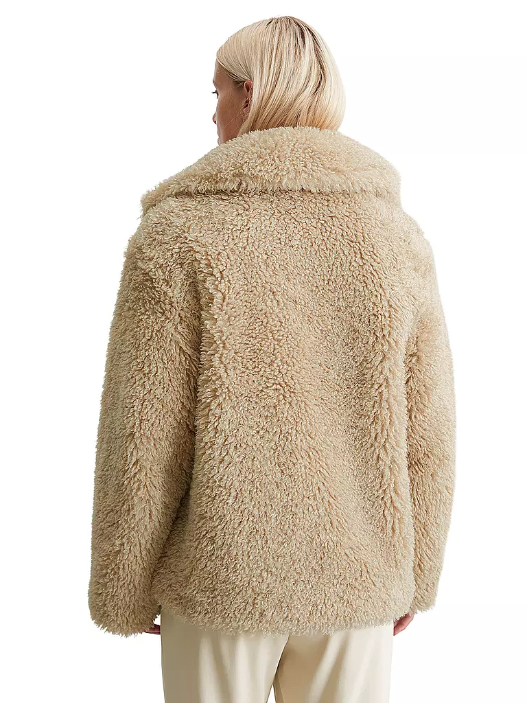 MARC O'POLO | Jacke in Felloptik | Cammello