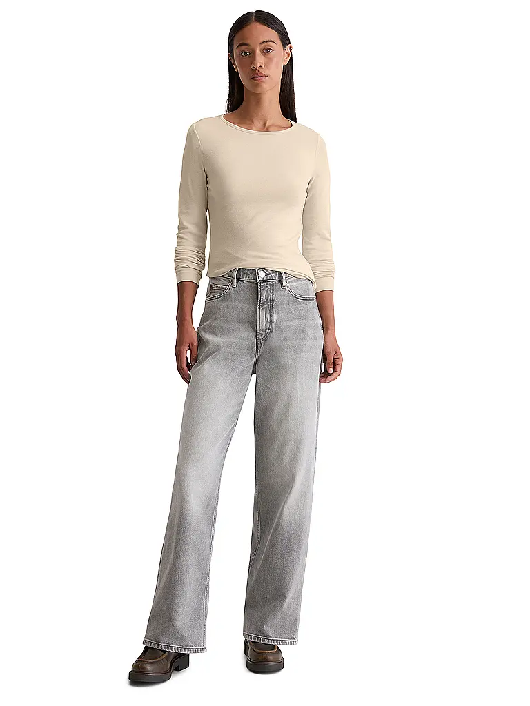 MARC O'POLO | Jeans a gamba larga | Grigio