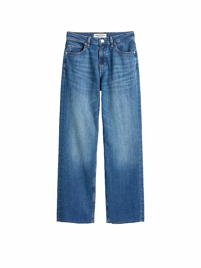 MARC O'POLO | Jeans a vita alta gamba dritta | Blu
