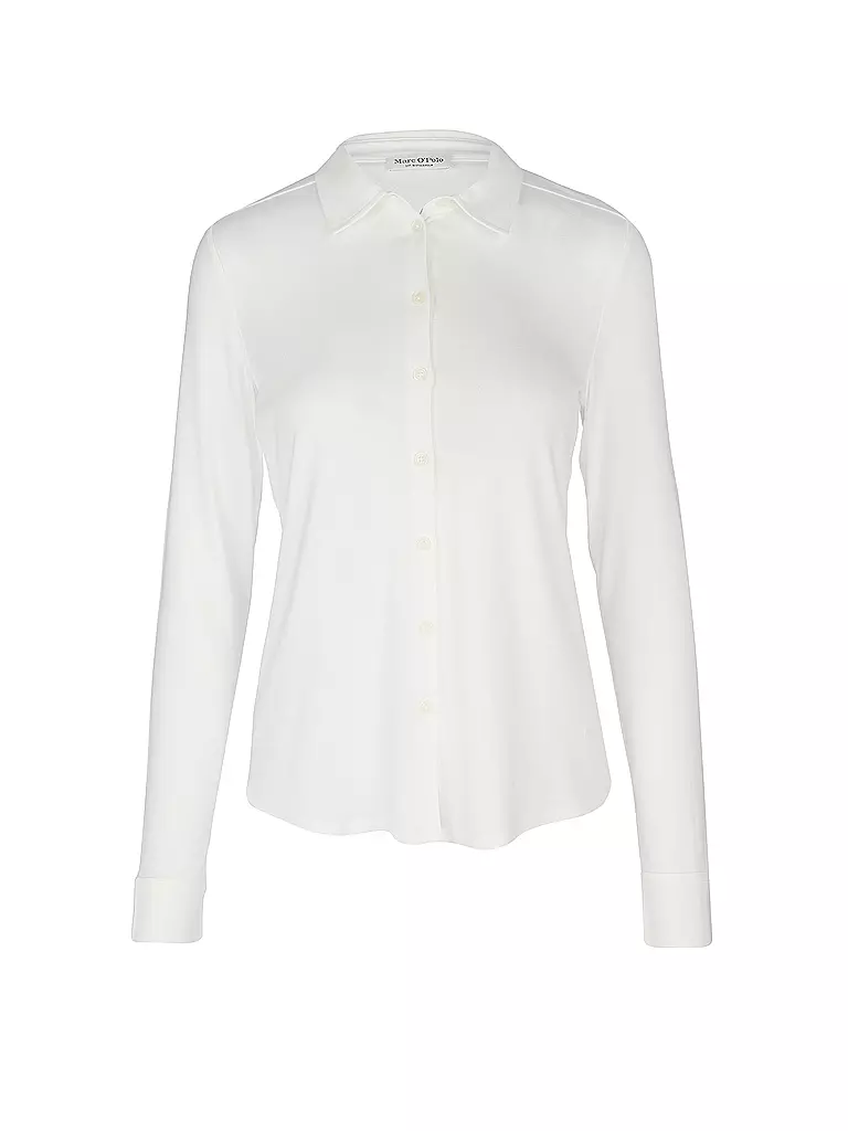 MARC O'POLO | Jerseybluse | Crema