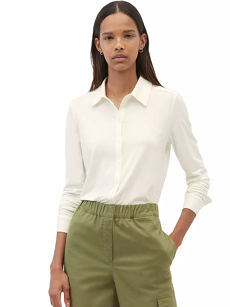 MARC O'POLO | Jerseybluse | Crema