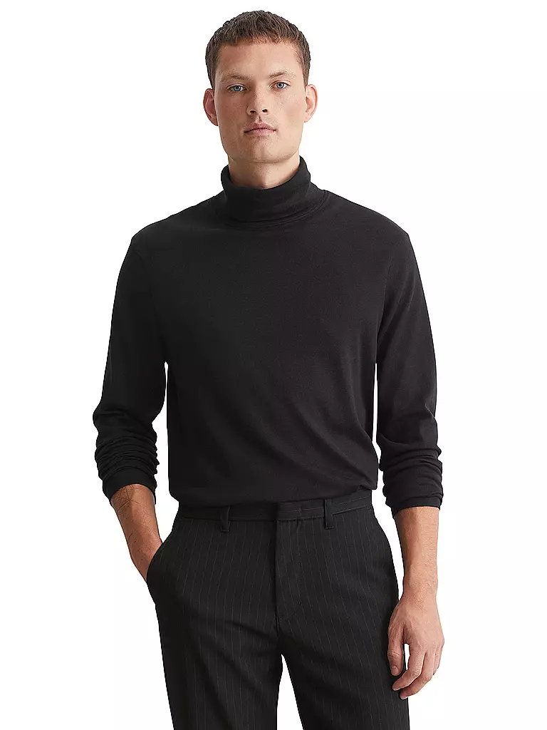 MARC O'POLO | Langarmshirt  | Nero