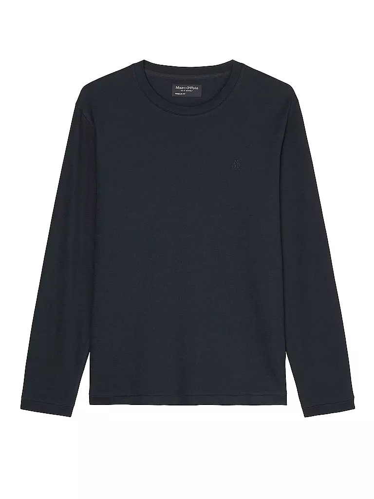 MARC O'POLO | Langarmshirt | Blu scuro