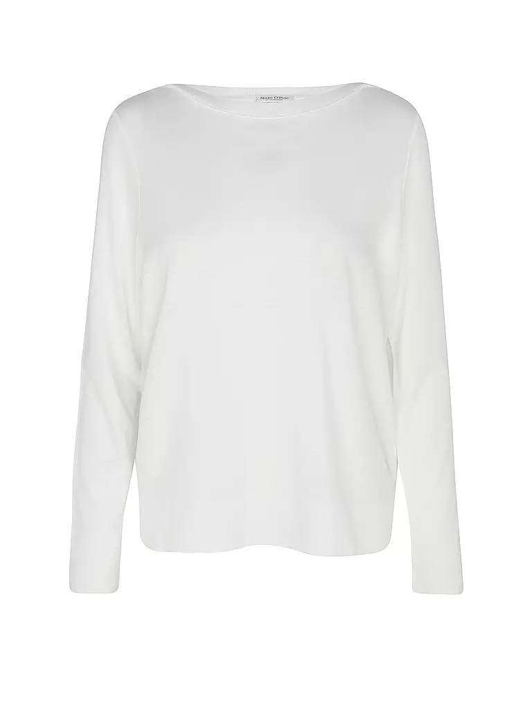 MARC O'POLO | Langarmshirt | Bianco
