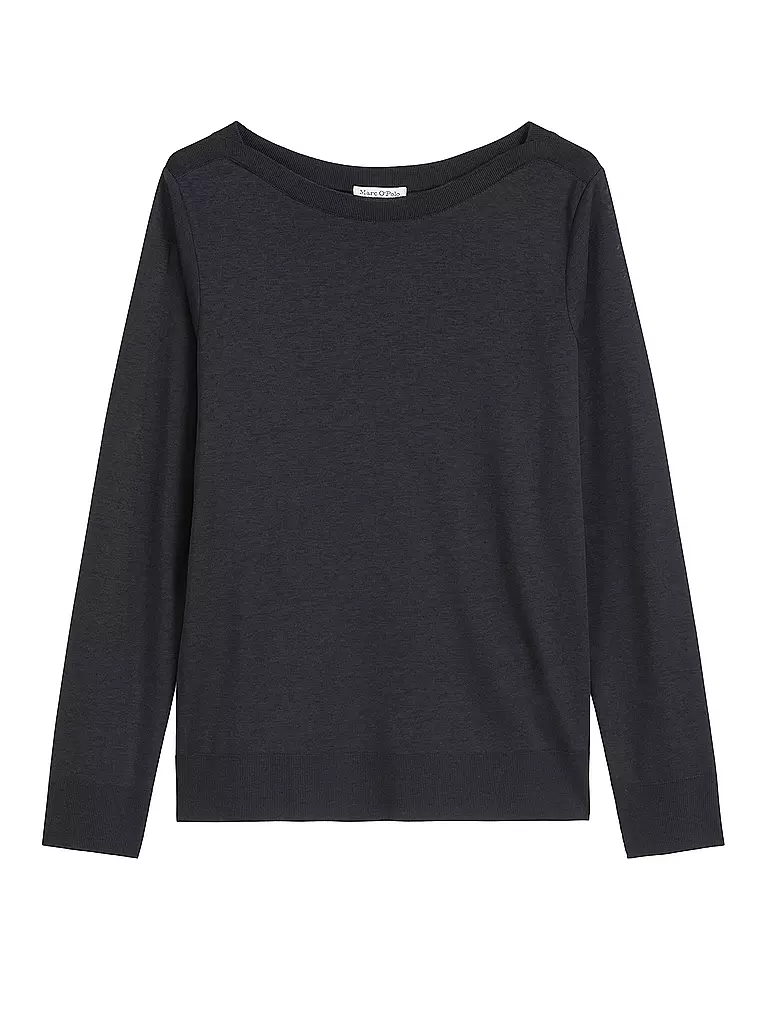 MARC O'POLO | Langarmshirt | Blu scuro