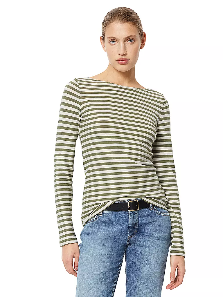 MARC O'POLO | Langarmshirt | Oliva